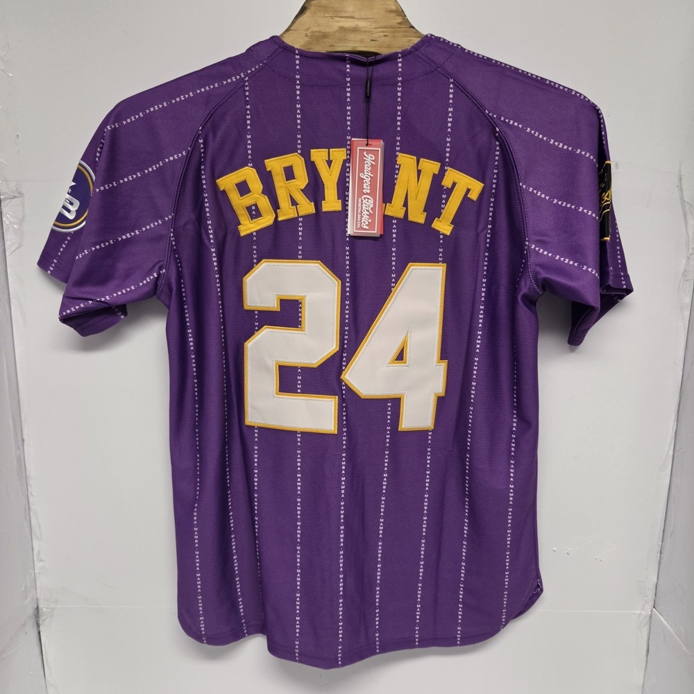 Headgear Classics Mamba Baseball Jersey Kobe‎ Bryant Purple Men's XL Lakes NWT